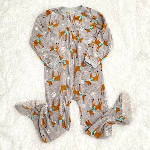 Carter's Reindeer Onesie Size 5 - Picture 1 of 10